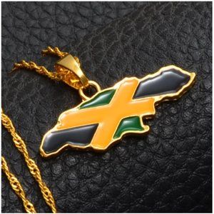 🇯🇲 Best Seller Jamaica Country Unisex Necklace